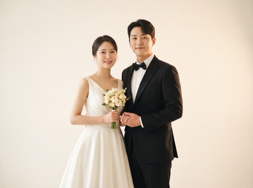 클래식 웨딩 청첩장 미리보기